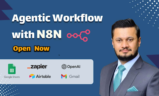 build agentic workflows using n8n, and zapier