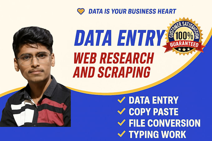 Do fastest data entry, file convertion, copy paste, typing by ...