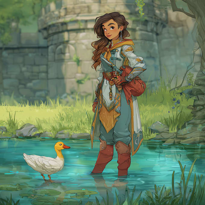 Draw dnd character, art fantasy, illustrationconcept art by Othago6 ...