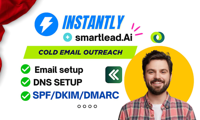 setup and manage instantly ai,smartlead for cold email outreach marketing