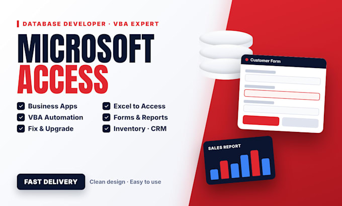 develop a custom microsoft access database with vba automation