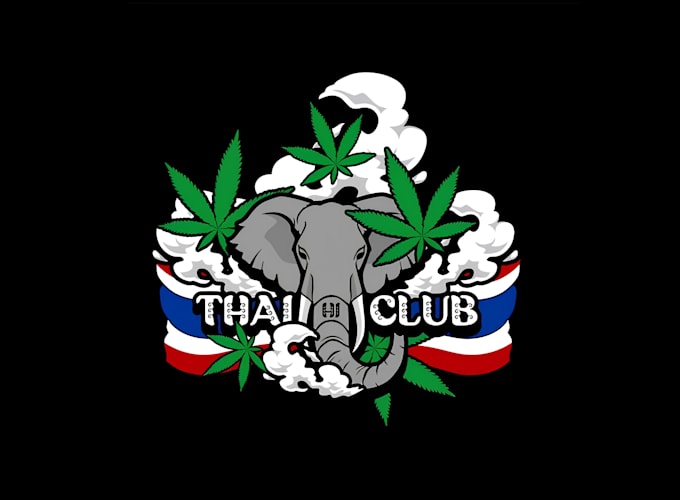 do a cannabis, marijuana, weed, hemp, cbd oil, logo