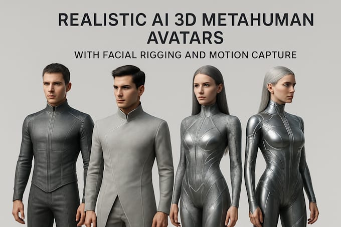 Ai realistic 3d model metahuman creator virtual avatar game character ...