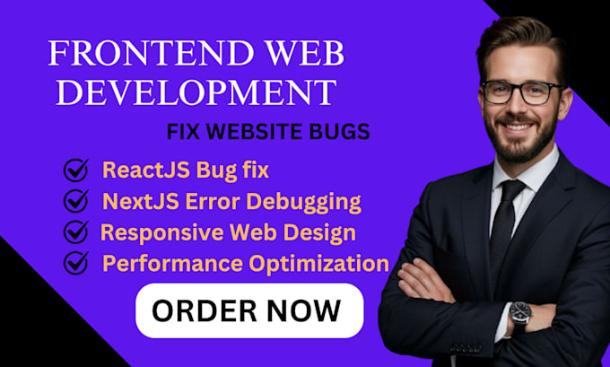 fix bugs and develop reactjs, nextjs frontend using replit, cursor, and loveable