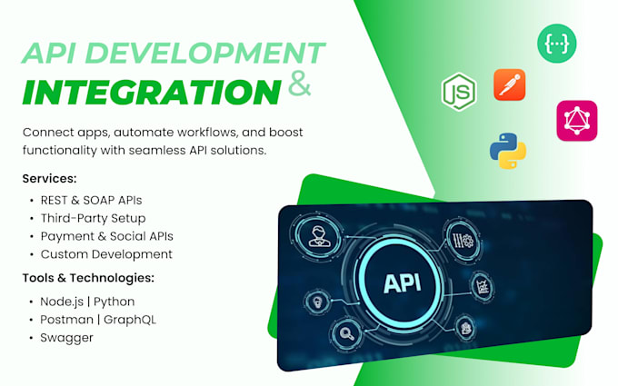 provide API development and integration services