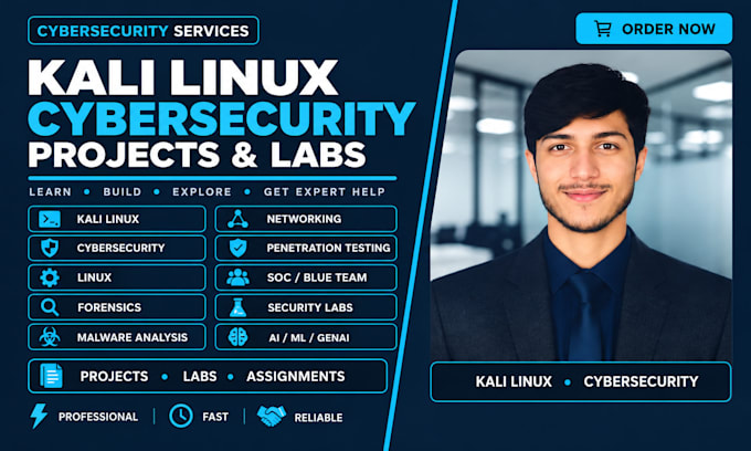 do kali linux, and cybersecurity projects and labs