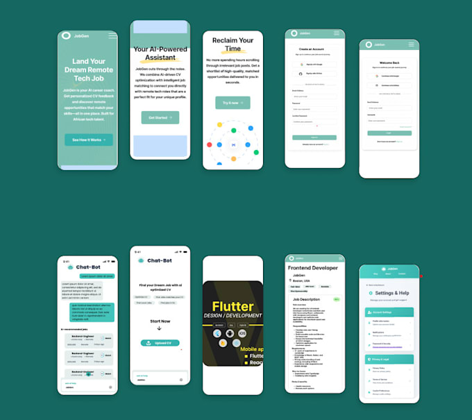 develop a cross platform mobile app using flutter for android and ios