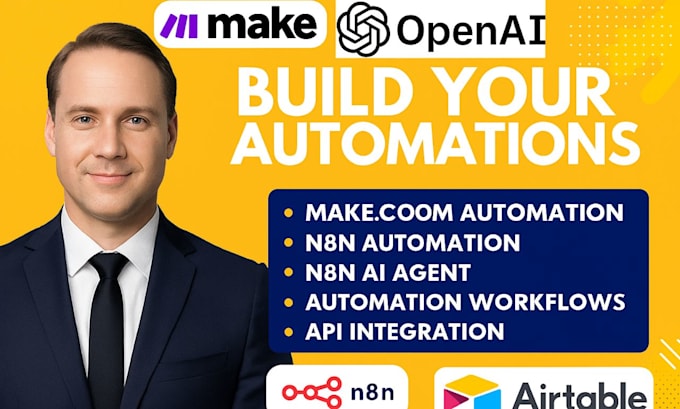 Be n8n make made com automation workflows api expert integrations ai