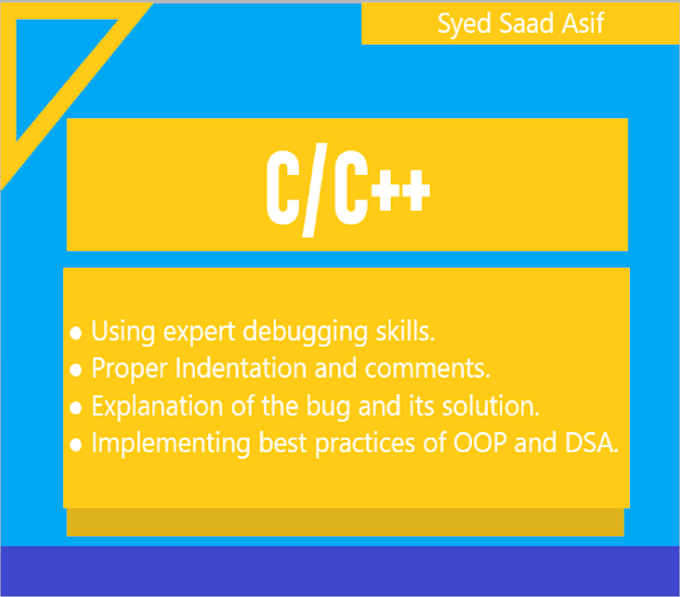 provide debugging for your c and c plus plus programs