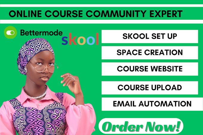 setup skool online course, skool community, skool manager and skool community
