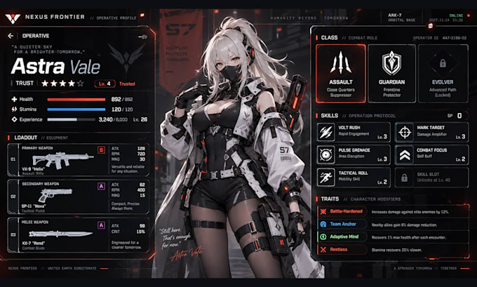 design modern 2d game UI UX for mobile and PC games