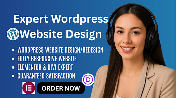 Design elementor website redesign divi website design wordpress divi ai ...