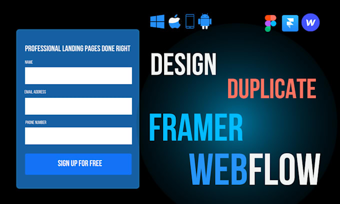 design framer website design webflow figma to framer duplicate website