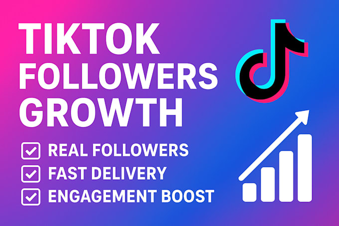 Get you 20 000 tiktok followers fast by Woc digitals Fiverr