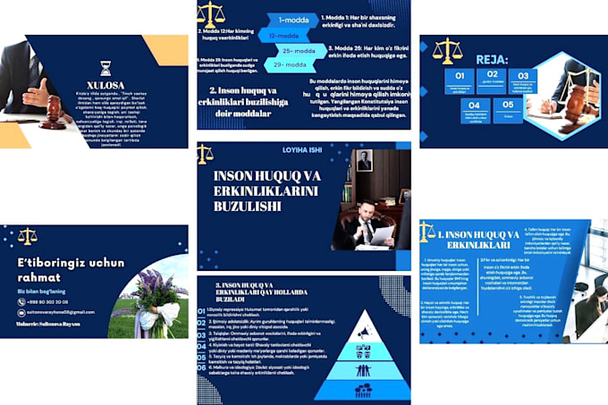 make a professional presentation