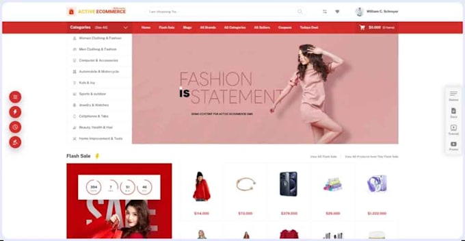 Active ecommerce cms with 4 addon by Louiscbryant | Fiverr