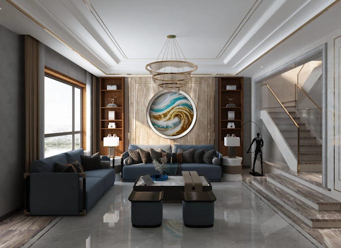Renovate luxury interior design,2d floor plan,smart home, comteporary ...