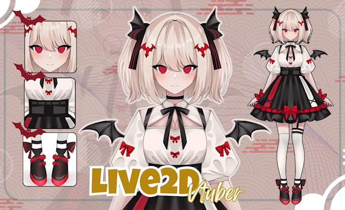 rig-di-modello-live2d-vtuber-stile-anime-avatar-streaming-vtuber