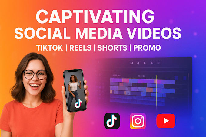 Tiktok instagram reels youtube shorts and promo videos by ...