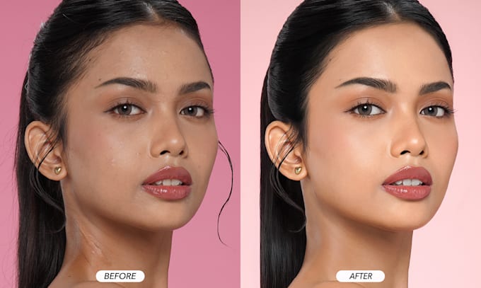 do beauty photo retouch for skincare brand