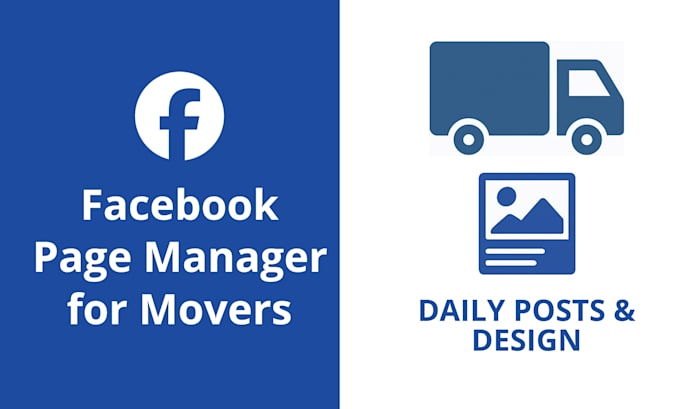 create and manage facebook business page for movers, moving or removal company