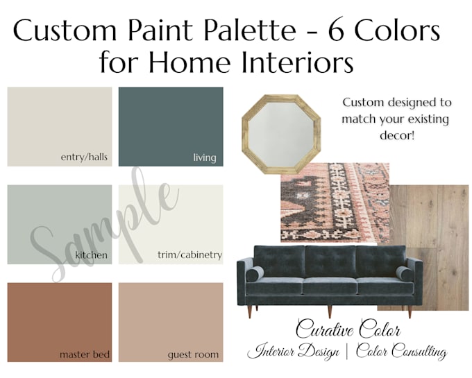 Curate a custom color palette for your interior spaces by Curativecolor ...