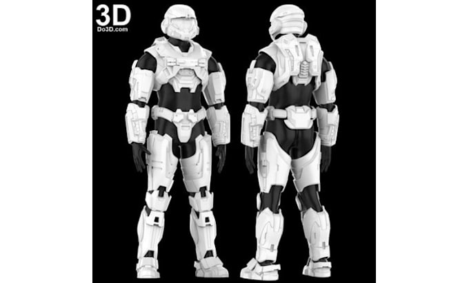 make 3d cosplay model armor helmet weapons 3d mask 3d character modeling