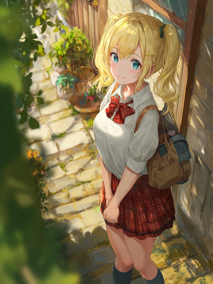 draw anime character illustration