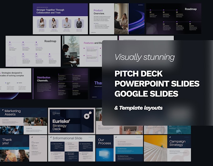 strategy pitch deck powerpoint and google slides