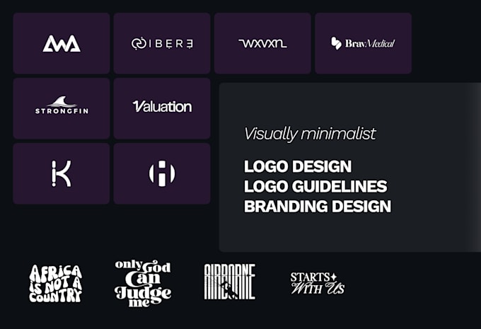 creative logo design, branding and guidelines