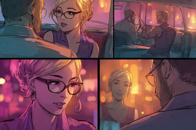 draw comic cover page design, graphic novel comic book