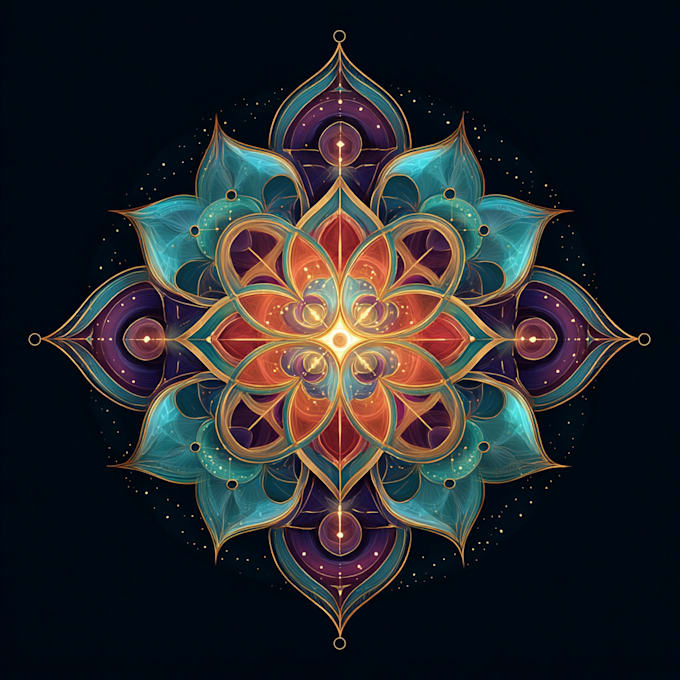 design sacred geometry mandala logo design my style