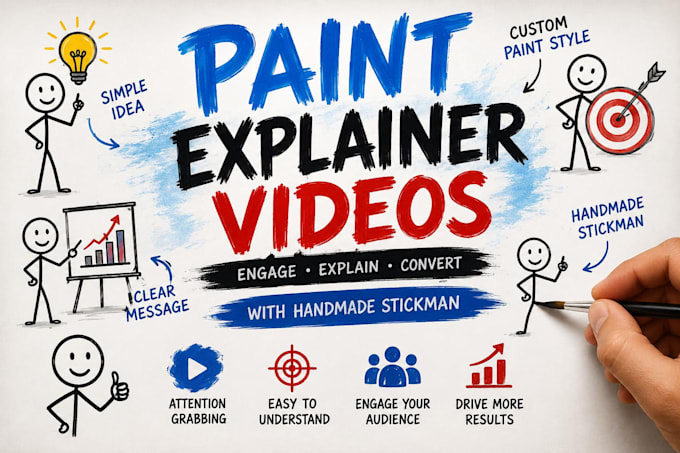 do paint explainer style videos