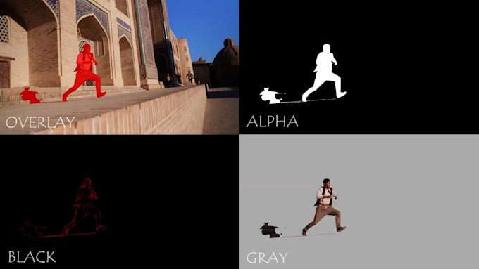 do green screen removal, rotoscoping and background cleanup