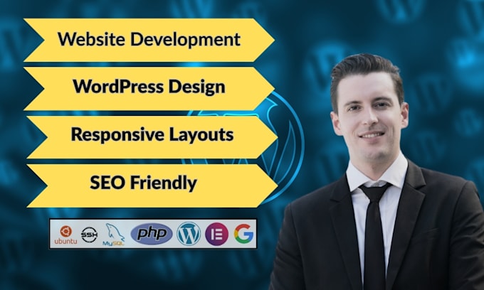 build or rebuild wordpress website development with elementor pro