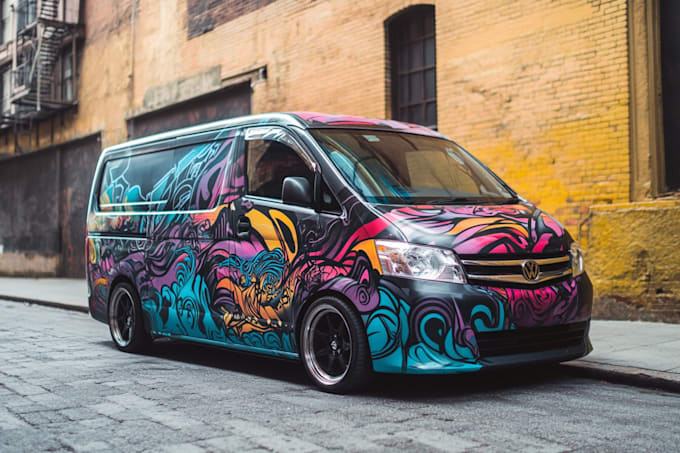 car wrap design, van wrap design, vehicle wrap, van wrap