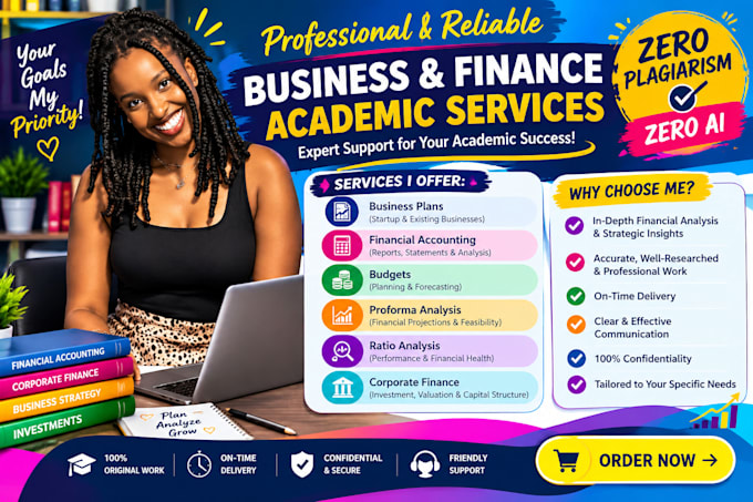 do financial statement analysis and create business plans