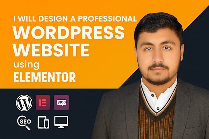 design a responsive wordpress website with elementor