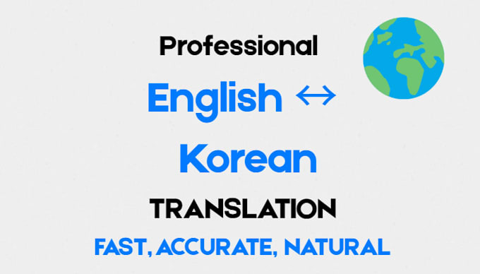 translate and proofread also localize from english to korean