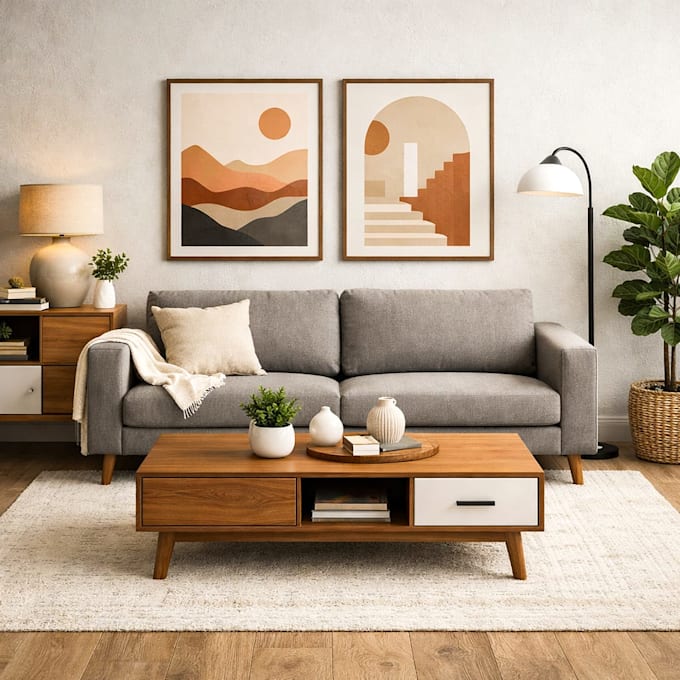 do 3d furniture modeling and rendering for ecommerce