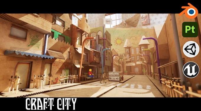 make realistic 3d game environment