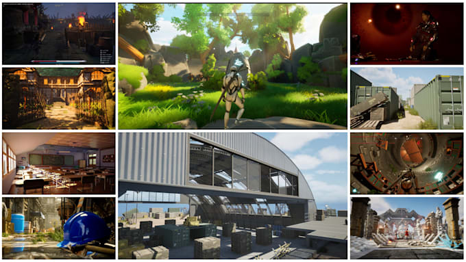 Design high quality 3d environment and cinematics in unreal engine by ...