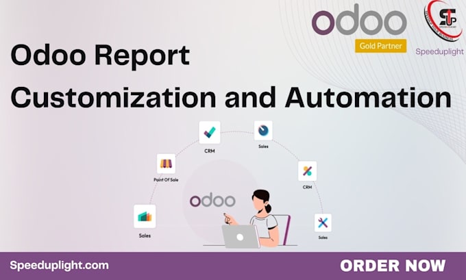 do odoo report customization, qweb reports and studio automation