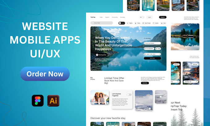 do figma website design, website ui ux design, figma design website