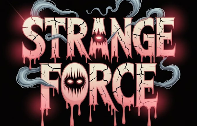design a dark horror paranormal logo