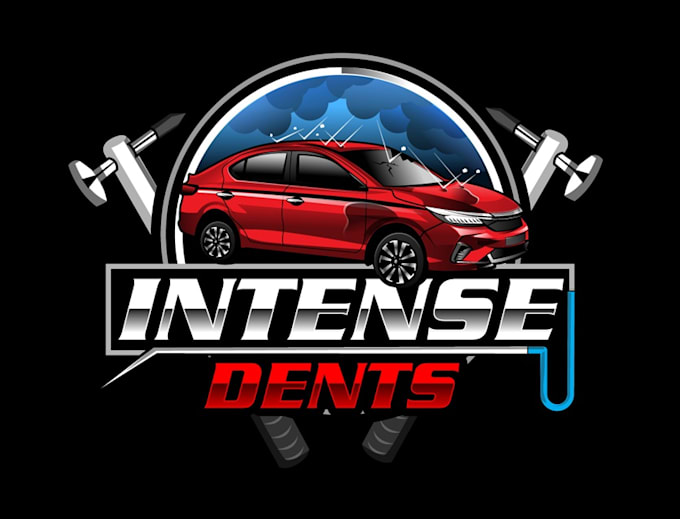 make awesome gorgeous dent repair logo in one day