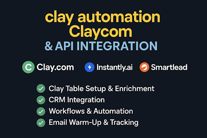 setup clay automation claycom leads dmarc yotpo sms zoho crm setup