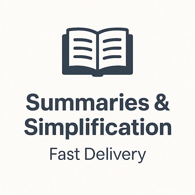 summarize and simplify your text into clear, concise writing