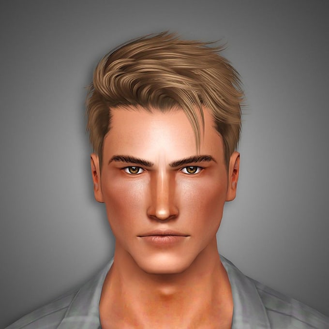 create sim4 character, virtual avatar, sim4 cc,  3d character