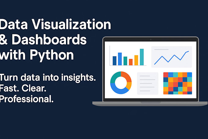 create python data visualizations and dashboards